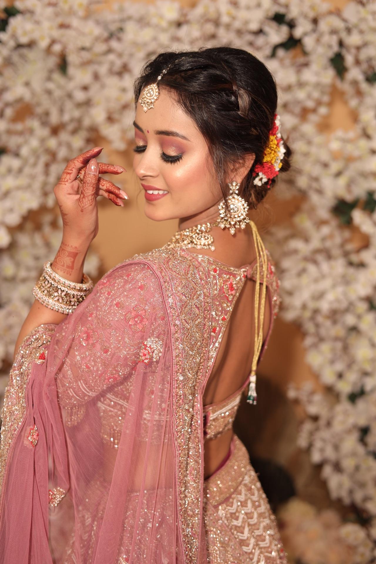 Mehndi design detail